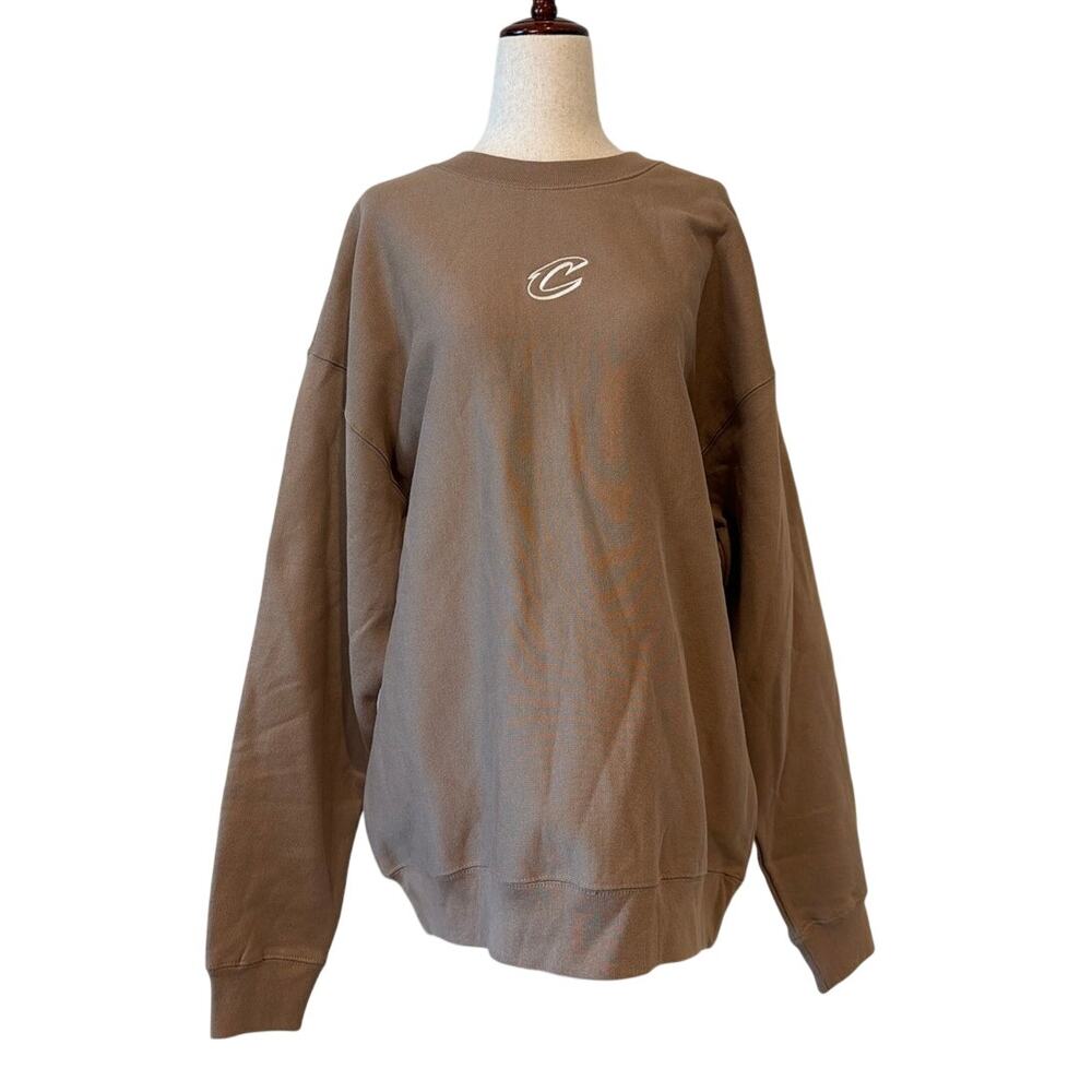 NWT ’47 Brand Cleveland Cavaliers Portabella Sweatshirt, Tan, Women's Large